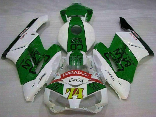 Vert Blanc Carénage Moto Honda CBR 1000 RR 04-05 Vert Blanc Carénage Moto Honda CBR 1000 RR 04-05