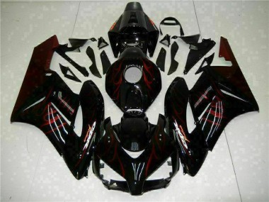Meilleur Rouge Flamme Noir Carénage Moto Honda CBR 1000 RR 04-05