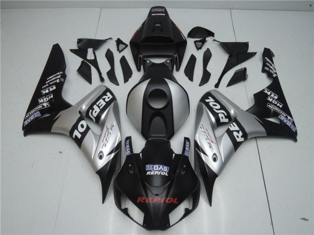 Noir Argent Repsol Carénage Moto Honda CBR 1000 RR 04-05 Noir Argent Repsol Carénage Moto Honda CBR 1000 RR 04-05