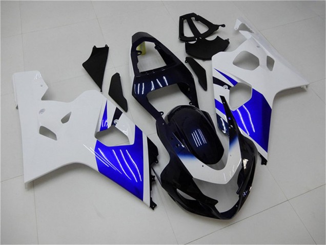 Blanc Bleu Carénage Moto Suzuki GSXR 600 / 750 K4 04-05 Blanc Bleu Carénage Moto Suzuki GSXR 600 / 750 K4 04-05