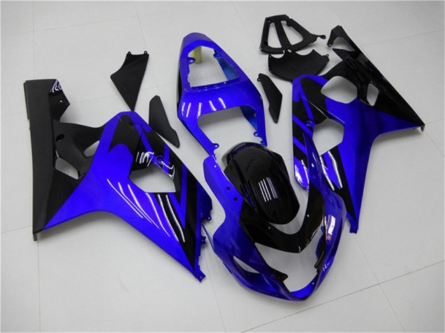 Bleu Noir Carénages Moto Suzuki GSXR 600 / 750 K4 04-05 Bleu Noir Carénages Moto Suzuki GSXR 600 / 750 K4 04-05