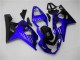 Bleu Noir Carénages Moto Suzuki GSXR 600 / 750 K4 04-05 Bleu Noir Carénages Moto Suzuki GSXR 600 / 750 K4 04-05