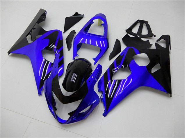Bleu Noir Carénages Moto Suzuki GSXR 600 / 750 K4 04-05 Bleu Noir Carénages Moto Suzuki GSXR 600 / 750 K4 04-05