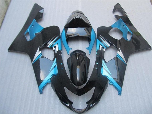 Bleu Noir Carrosserie Moto Suzuki GSXR 600 / 750 K4 04-05 Bleu Noir Carrosserie Moto Suzuki GSXR 600 / 750 K4 04-05
