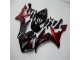 Rouge Noir Carénages Moto Yamaha R1 04-06 Rouge Noir Carénages Moto Yamaha R1 04-06