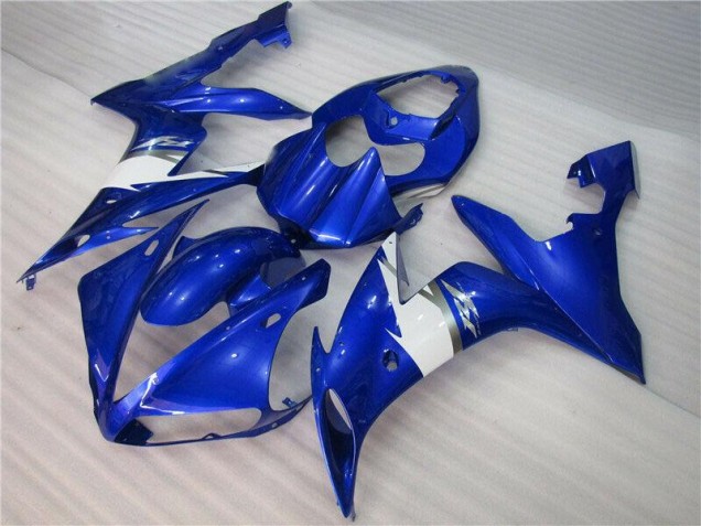 Bleu Blanc Carénage Moto Yamaha R1 04-06 Bleu Blanc Carénage Moto Yamaha R1 04-06