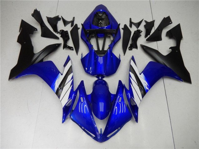 Bleu Blanc Noir Carénage Moto Yamaha R1 04-06 Bleu Blanc Noir Carénage Moto Yamaha R1 04-06