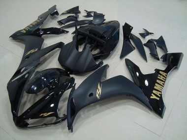 Meilleur Noir Matte Or Carénage Moto Yamaha R1 04-06