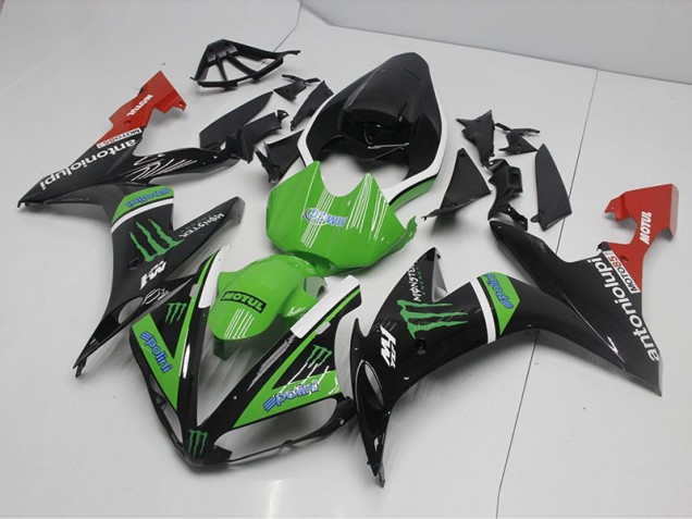 Monster Vert Carénage Moto Yamaha R1 04-06 Monster Vert Carénage Moto Yamaha R1 04-06
