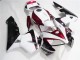 Rouge Blanc Noir Carénages Moto Honda CBR 600 RR 05-06