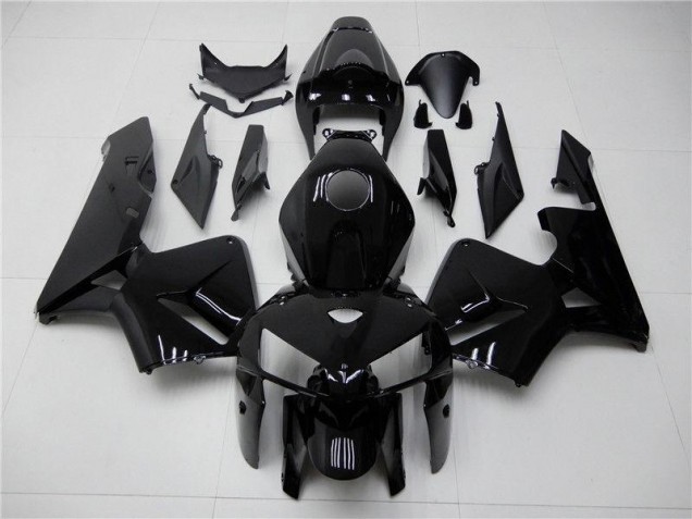 Noir Brillant Carénages Moto Honda CBR 600 RR 05-06 Noir Brillant Carénages Moto Honda CBR 600 RR 05-06