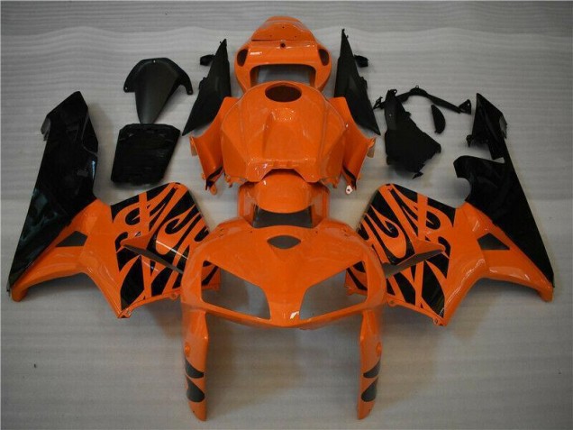 Orange Noir Carénages Moto Honda CBR 600 RR 05-06 Orange Noir Carénages Moto Honda CBR 600 RR 05-06