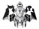 Argent Noir Carénage Moto Honda CBR 600 RR 05-06