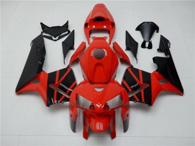 Meilleur Rouge Noir Kit Carénages Motos Honda CBR 600 RR 05-06