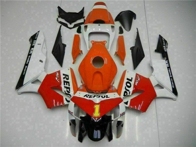 Orange Repsol Carénage Moto Honda CBR 600 RR 05-06 Orange Repsol Carénage Moto Honda CBR 600 RR 05-06