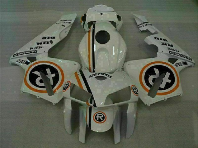 Blanc Repsol Carénage Moto Honda CBR 600 RR 05-06 Blanc Repsol Carénage Moto Honda CBR 600 RR 05-06