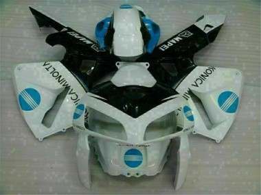 Meilleur Blanc Bleu Carénages Moto Honda CBR 600 RR 05-06