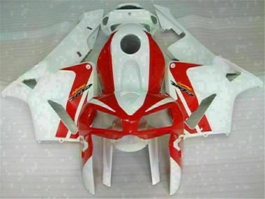 Meilleur Rouge Blanc Carénage Moto Honda CBR 600 RR 05-06