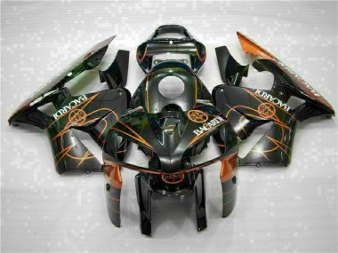 Meilleur Noir Orange BACARDI Carénage Moto Honda CBR 600 RR 05-06