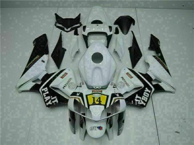 Meilleur Blanc Playboy 14 Carénage Moto Honda CBR 600 RR 05-06