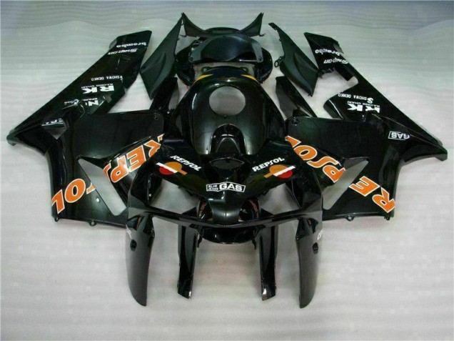 Noir Repsol Carénage Moto Honda CBR 600 RR 05-06 Noir Repsol Carénage Moto Honda CBR 600 RR 05-06