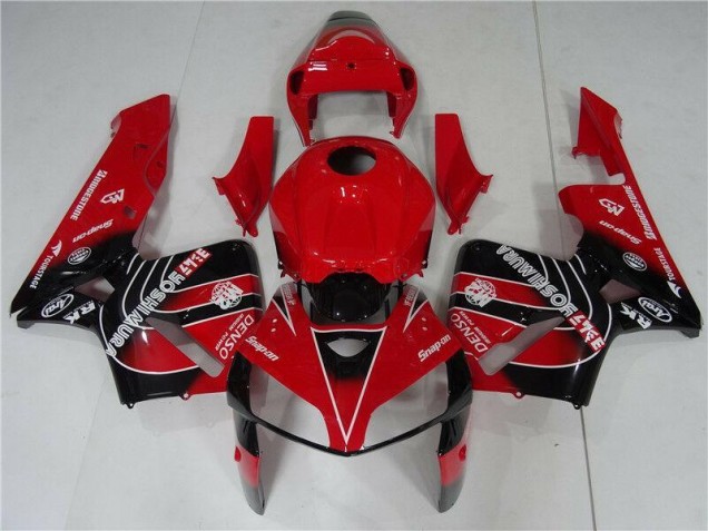 Rouge Noir Kit Carénages Motos & Plastique Honda CBR 600 RR 05-06 Rouge Noir Kit Carénages Motos & Plastique Honda CBR 600 RR 05-06
