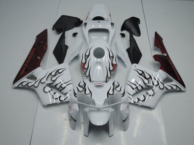 Meilleur Noir Flamme Carénage Moto Honda CBR 600 RR 05-06