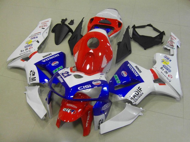 Bleu Blanc Madif Carénage Moto Honda CBR 600 RR 05-06 Bleu Blanc Madif Carénage Moto Honda CBR 600 RR 05-06