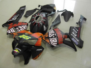 Meilleur Rossi Noir Mat Carénage Moto Honda CBR 600 RR 05-06