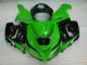 Vert Blanc Noir Carénage Moto Kawasaki ZX6R 05-06 Vert Blanc Noir Carénage Moto Kawasaki ZX6R 05-06