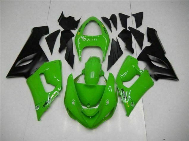 Vert Kit Carénages Motos Kawasaki ZX6R 05-06 Vert Kit Carénages Motos Kawasaki ZX6R 05-06