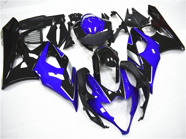 Bleu Noir Kit Carénages Motos Complet Suzuki GSXR 1000 K5 05-06 Bleu Noir Kit Carénages Motos Complet Suzuki GSXR 1000 K5 05-06