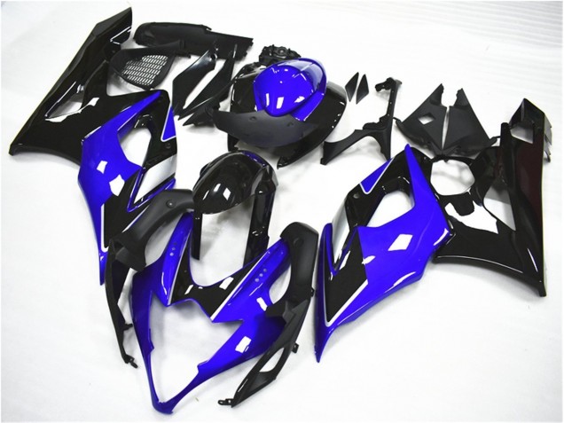 Bleu Noir Kit Carénages Motos Complet Suzuki GSXR 1000 K5 05-06 Bleu Noir Kit Carénages Motos Complet Suzuki GSXR 1000 K5 05-06