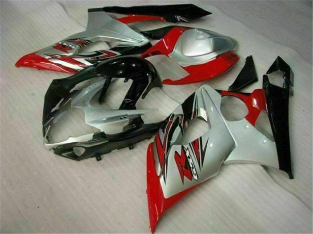 Rouge Blanc Carrosserie Moto Suzuki GSXR 1000 K5 05-06 Rouge Blanc Carrosserie Moto Suzuki GSXR 1000 K5 05-06