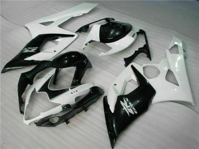 Blanc Noir Carrosserie Moto Suzuki GSXR 1000 K5 05-06 Blanc Noir Carrosserie Moto Suzuki GSXR 1000 K5 05-06