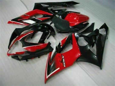 Meilleur Rouge Noir Kit Carénages Motos Complet Suzuki GSXR 1000 K5 05-06