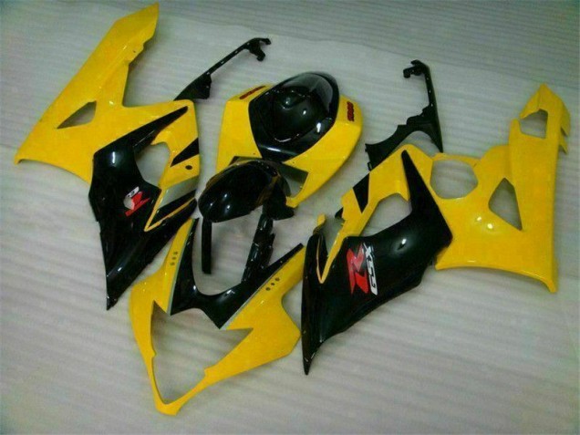 Jaune Noir Carénages Moto Suzuki GSXR 1000 K5 05-06
