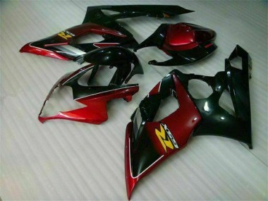 Meilleur Rouge Noir Carénages Moto Suzuki GSXR 1000 K5 05-06