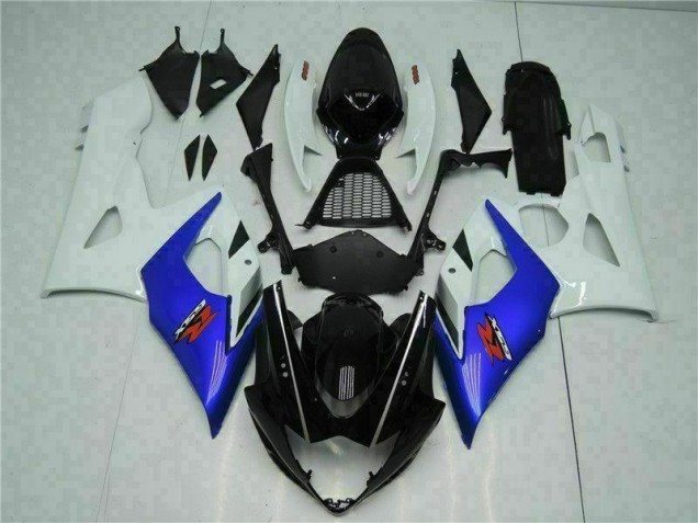 Bleu Blanc Carénages Moto Suzuki GSXR 1000 K5 05-06 Bleu Blanc Carénages Moto Suzuki GSXR 1000 K5 05-06