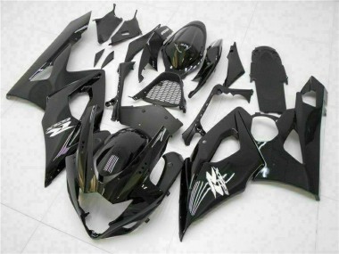 Meilleur Noir Brillant Carénages Moto Suzuki GSXR 1000 K5 05-06