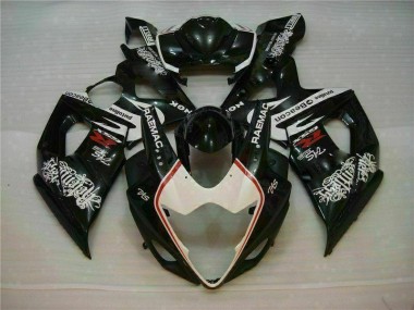 Meilleur Blanc Noir Carénage Moto Suzuki GSXR 1000 K5 05-06