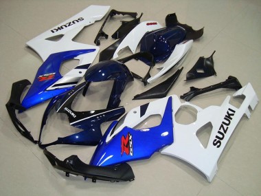 Meilleur Bleu Blanc Noir Carénage Moto Suzuki GSXR 1000 K5 05-06