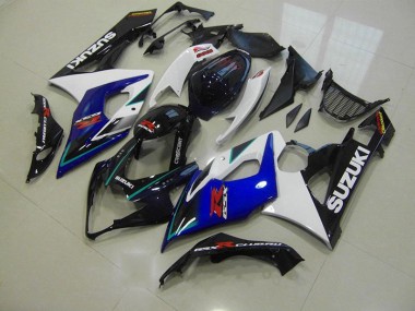Meilleur Bleu Blanc Kit Carénages Motos Complet Suzuki GSXR 1000 K5 05-06