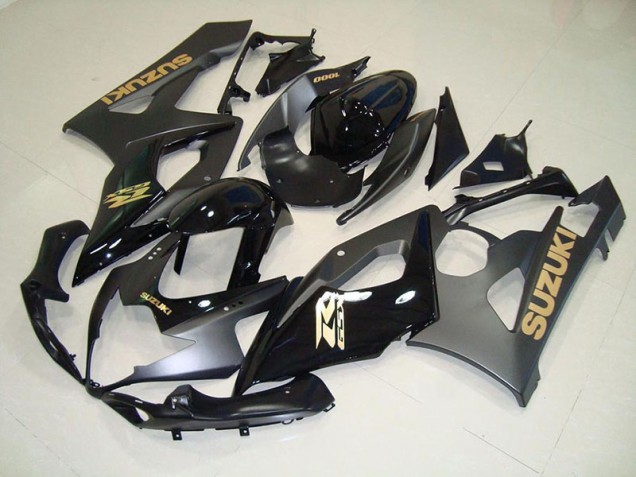 Noir avec Or Décalque Carénage Moto Suzuki GSXR 1000 K5 05-06 Noir avec Or Décalque Carénage Moto Suzuki GSXR 1000 K5 05-06