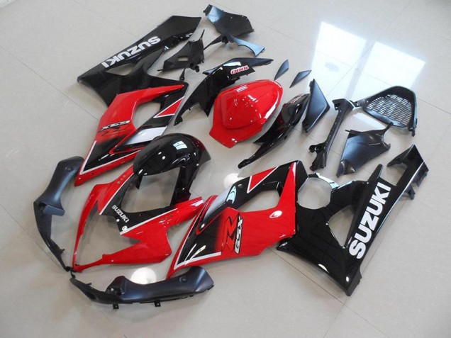 Rouge Noir Style OEM Carénage Moto Suzuki GSXR 1000 K5 05-06 Rouge Noir Style OEM Carénage Moto Suzuki GSXR 1000 K5 05-06