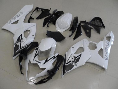 Meilleur Blanc et Noir Carénage Moto Suzuki GSXR 1000 K5 05-06