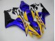 Jaune Bleu Carénage Moto Honda CBR 1000 RR 06-07 Jaune Bleu Carénage Moto Honda CBR 1000 RR 06-07