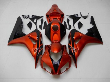 Meilleur Orange Noir Carénage Moto Honda CBR 1000 RR 06-07