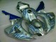 Bleu Flamme Argent Carénage Moto Honda CBR 1000 RR 06-07 Bleu Flamme Argent Carénage Moto Honda CBR 1000 RR 06-07