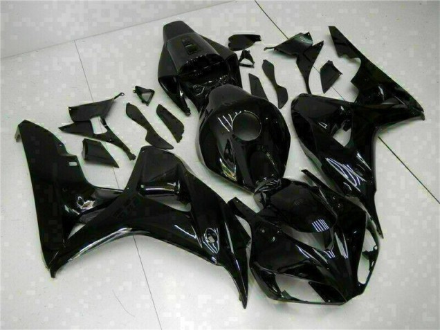 Noir Brillant Carénages Moto Honda CBR 1000 RR 06-07 Noir Brillant Carénages Moto Honda CBR 1000 RR 06-07